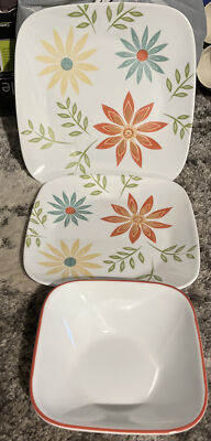 Corelle Happy Days Various Pieces-You Pick