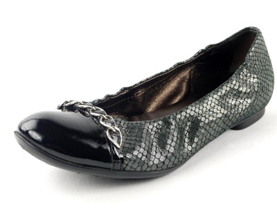 forest green ballet flats