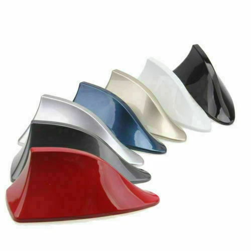 Universal Shark Fin Car Roof Cover W/ FM/AM Antenna Aerial Radio Signal Decor - Image 3 of 4