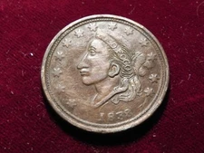 1838 Loco Foco Mint Drop Hard Times Token, Benton Experiment, Coin / Token T69