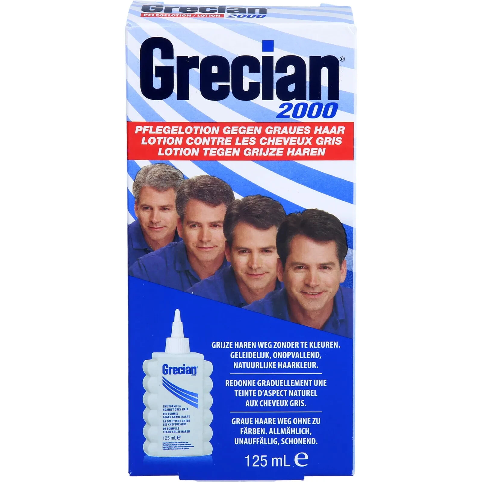 GRECIAN 2000 Pflegelotion gegen graues Haar, 125 ml PZN 03417686