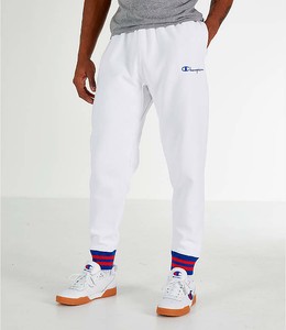 white champion joggers