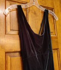 Victoria's Secret Slip Dress Night Gown Dark Green Mini Dress Velvet X-Small XS — photo 5