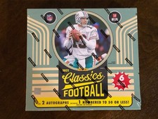 2021 Panini Classics Football Hobby Box Sealed - 2 Autos - Lawrence, Chase
