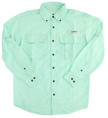 Magellan Men's Fish Gear Shirt Canyon Creek, Relaxed Fit, Moisture Wicking,  LS