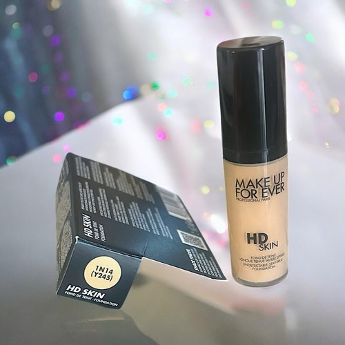 Base mate natural impermeable MAKE UP FOR EVER HD Skin 1N14 beige nueva en caja - Imagen 21 de 24