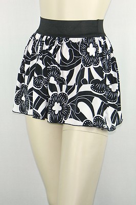Big SALE Poly Span Elastic Waist Aline Skater Mini Skirt Juniors SMALL S20121 Big SALE Poly Span Elastic Waist Aline Skater Mini Skirt Juniors SMALL S20121