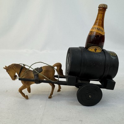 #ad Small Irish Horse And Barrel Beer Leg Guiness Knick Knack St. James Gate Dublin $25.46
