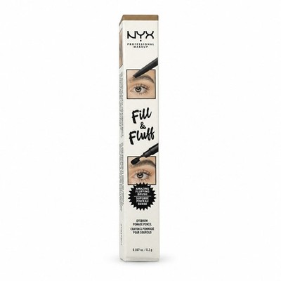 NYX Fill & Fluff Eyebrow Pomade Pencil Blonde 01 Dual Ended
