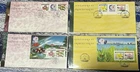 Lot 2 Singapore Four ‘95 Orchids Series $2 X 8 FV $16 FDC As Seen Free Shipping