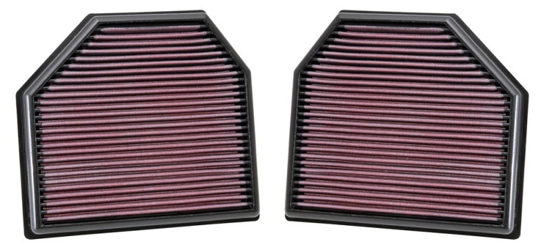 Filtro de aire de alto flujo K&N 33-2488 para BMW M2/M3/M4/M5/M6 2011-2021 Foto 2 de 4