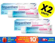 2 X Bepanthen Ointment 100g Dual Action for Nappy Rash and Skin Recovery
