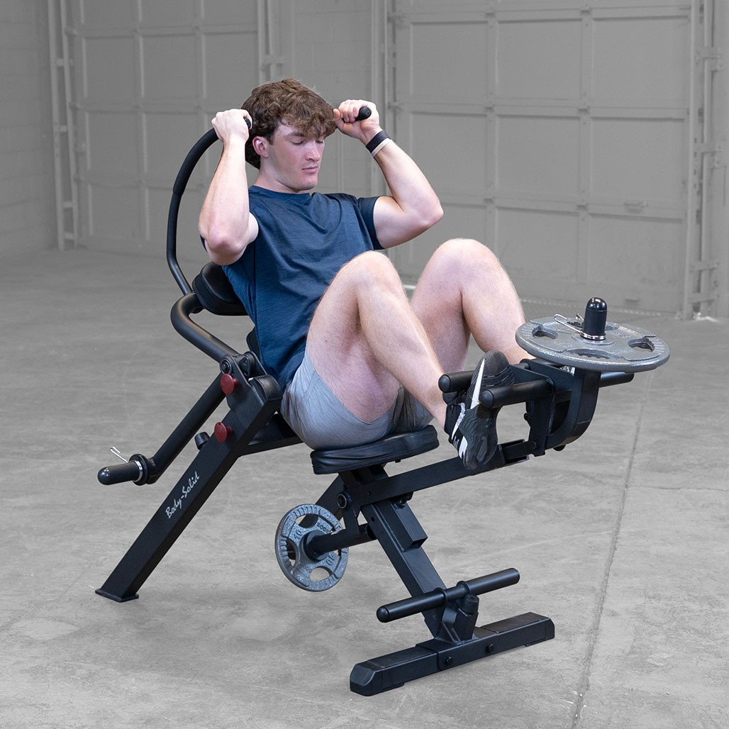 Body-Solid Semi-Recumbent Ab Bench GAB300B