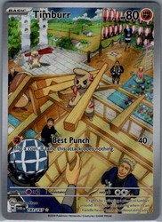 Timburr 183/167 Twilight Masquerade Illustration Rare Holo