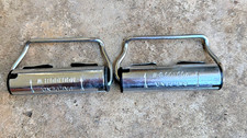 Vintage Borg-warner Roll-a-belt Model 100 B-w Seat Belt Retractors Chrome