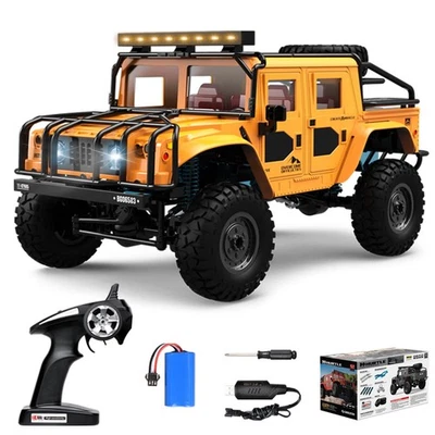 Fisca RC Rock Crawler 1/12 4x4, 2.4GHz 4WD Fernsteuerung Fahrzeug Off-Road Pi...