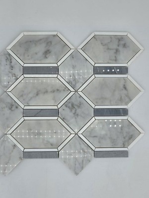 Industry Tile Natural Stone Waterjet Mosaic ( 5 pc per case) 812-2516