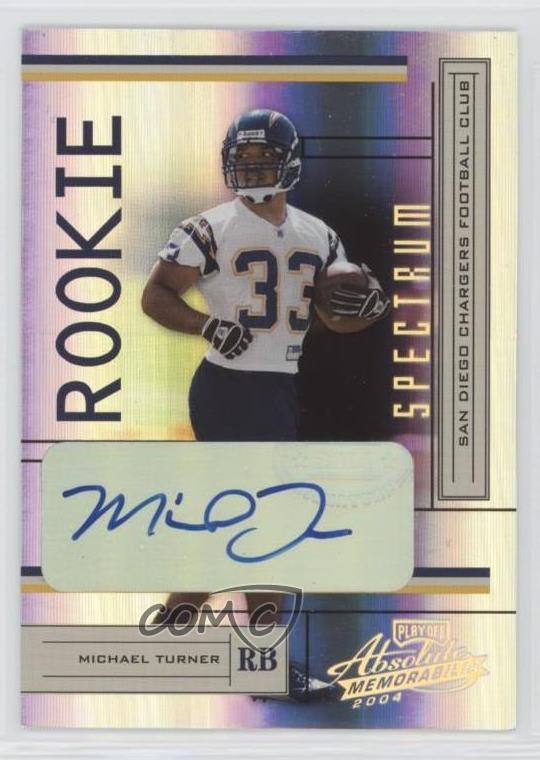 Michael Turner Playoff Absolute Memorabilia #164 Autograph