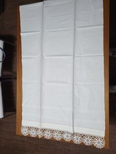 artigianato sardo Asciugamani Fatto a Mano con Pizzo all'uncinetto