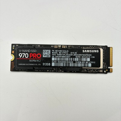 Samsung V NAND 970 PRO 512GB NVMe M.2 SSD