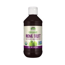 Monk Fruit Liquid Organic 8 Oz by Now Foods