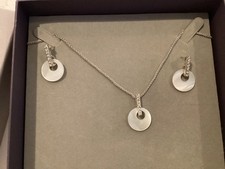 Sterling silver + mother of pearl set from Pia jewellery ...