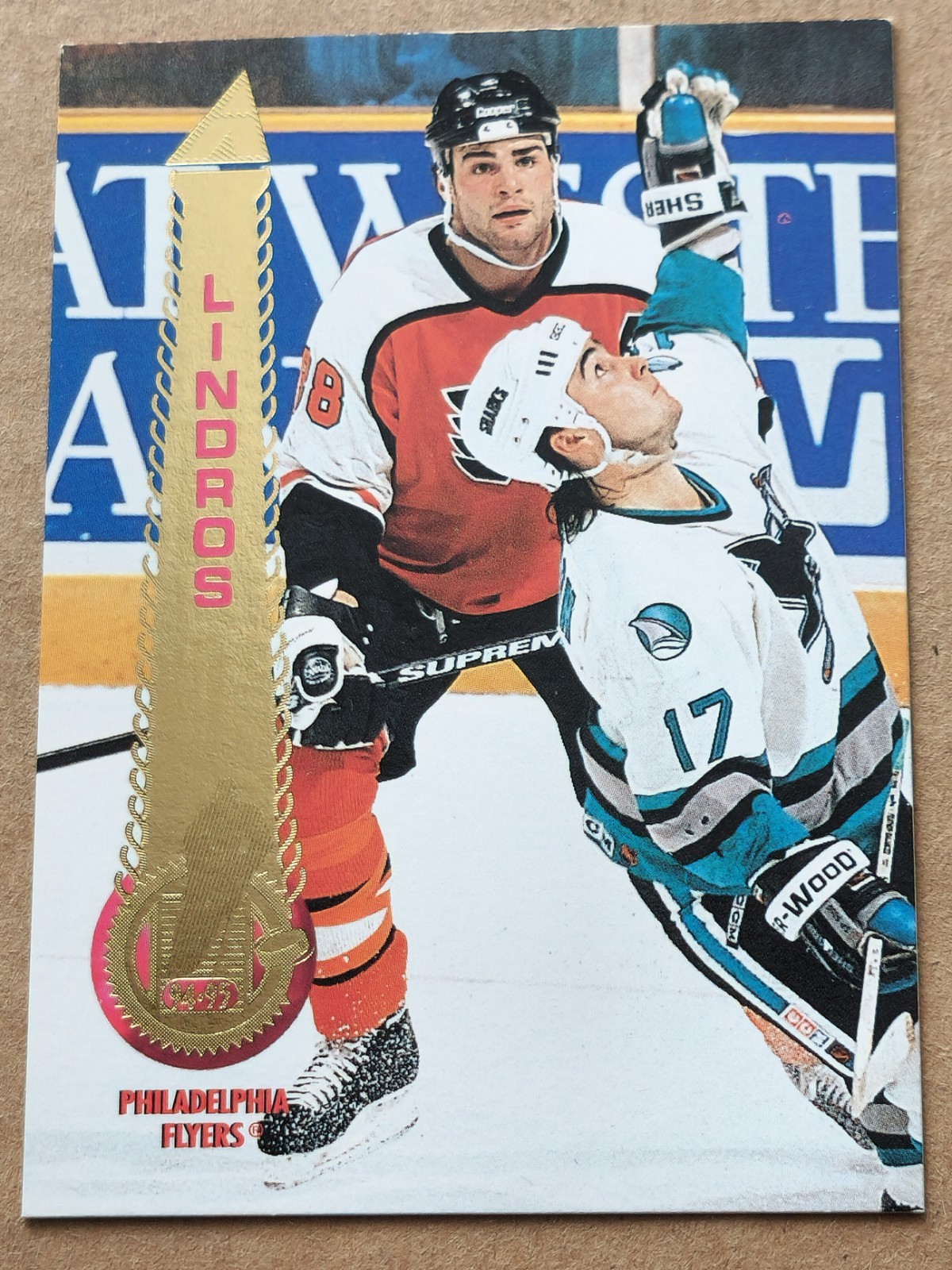 1994-95 Pinnacle Eric Lindros #1 Philadelphia Flyers