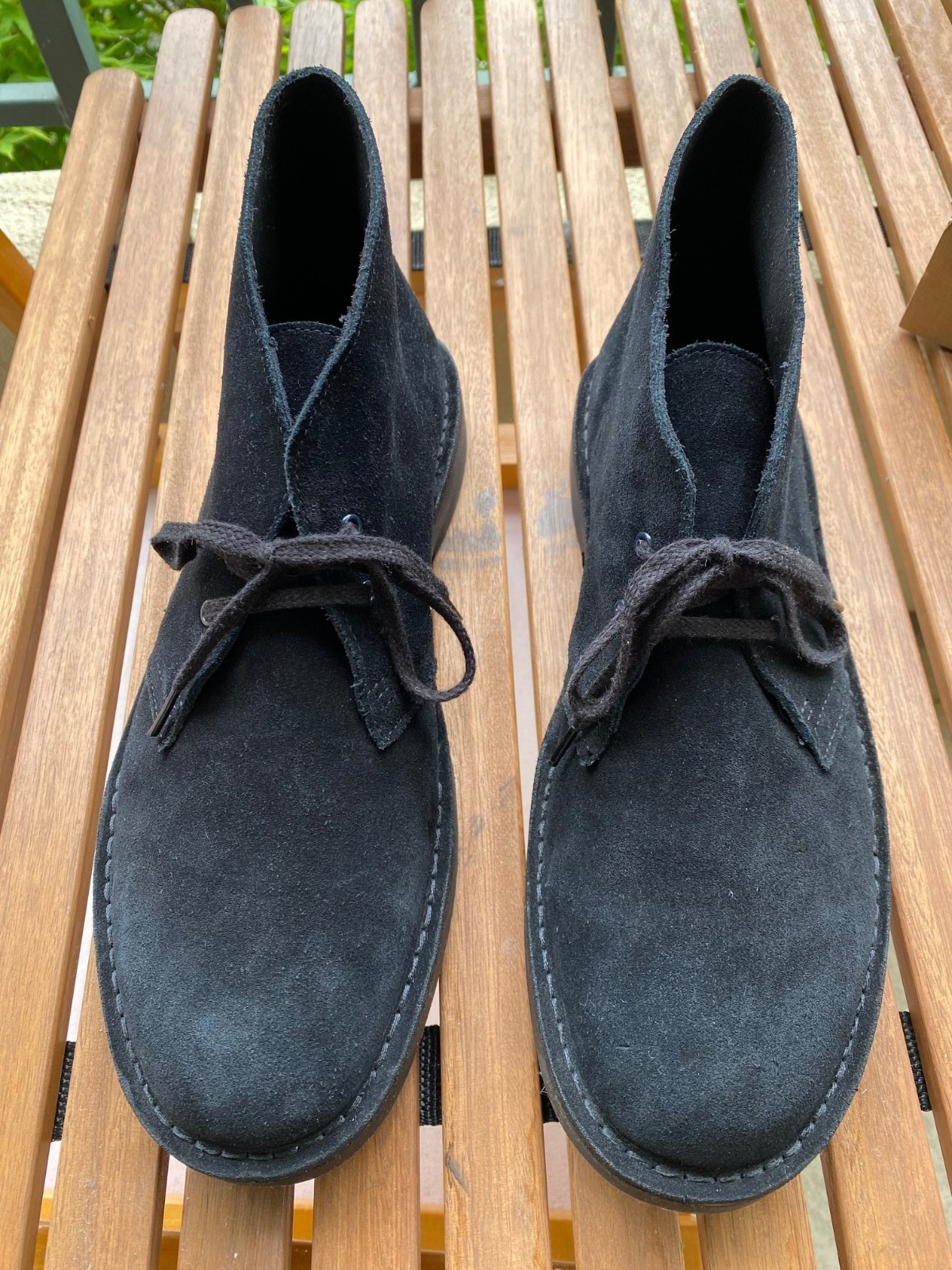 S Black Suede Chukka Desert Boots Ankle Size 9.5 $140