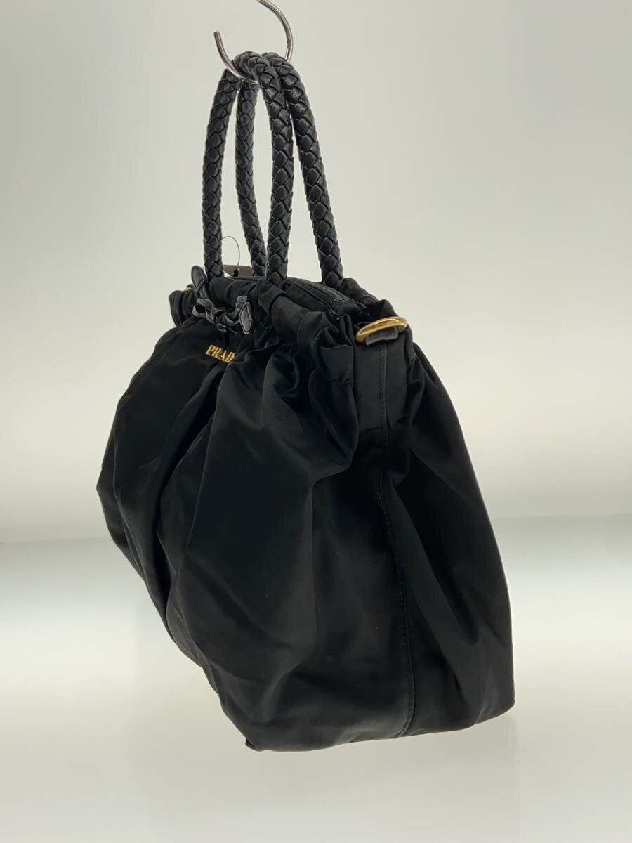 PRADA Handbag Nylon BLK Solid Missing Shoulder - image 2