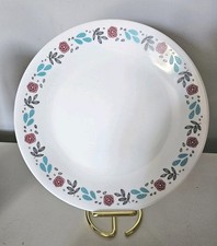  Corelle NORDIC BLOOM 8 1/2" LUNCH PLATE Ansa Wildflowers Floral Set Of 8