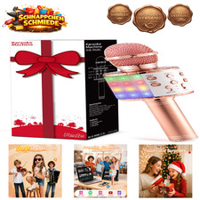 Karaoke Mikrofon Bluetooth 3in1 Multifunktions Mikrofon Echo Effekt