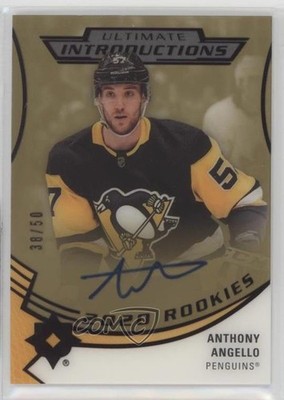 2020-21 Ultimate Collection Gold 38/50 Anthony Angello #UI-41 Rookie Auto RC 5d9