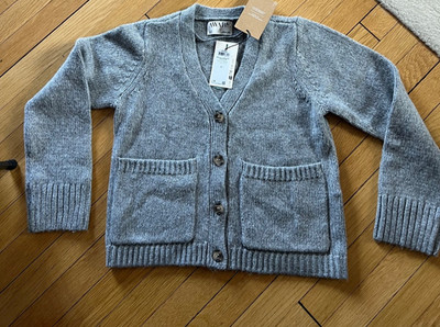 Stitch Fix AWARE by Vero Moda Gray Knit V-Neck Cardigan with Pockets XS NWT