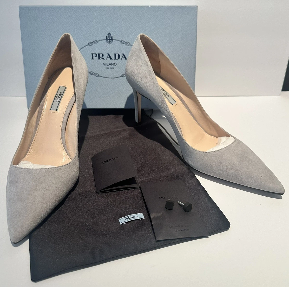 PRADA Gray Heels for Women for sale | eBay
