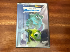 Monsters, Inc. DVD, 2002, 2-Disc Set, Collectors Edition FREE SHIPPING