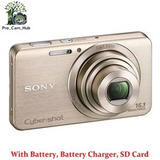 Sony Cyber-shot DSC-W630 16.1 MP Compact Digital Camera 5x Optical Zoom Gold 85