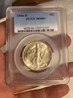 1946 D Walking Liberty Half Dollar Coin PCGS Graded MS66+ Plus GEM Uncirculated