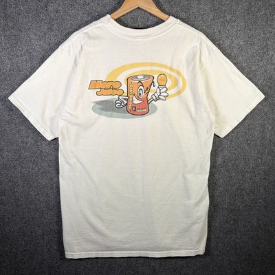 Vintage Mossimo Shirt Mens Large White 90s Skate Battery Parody Stussy Surf USA