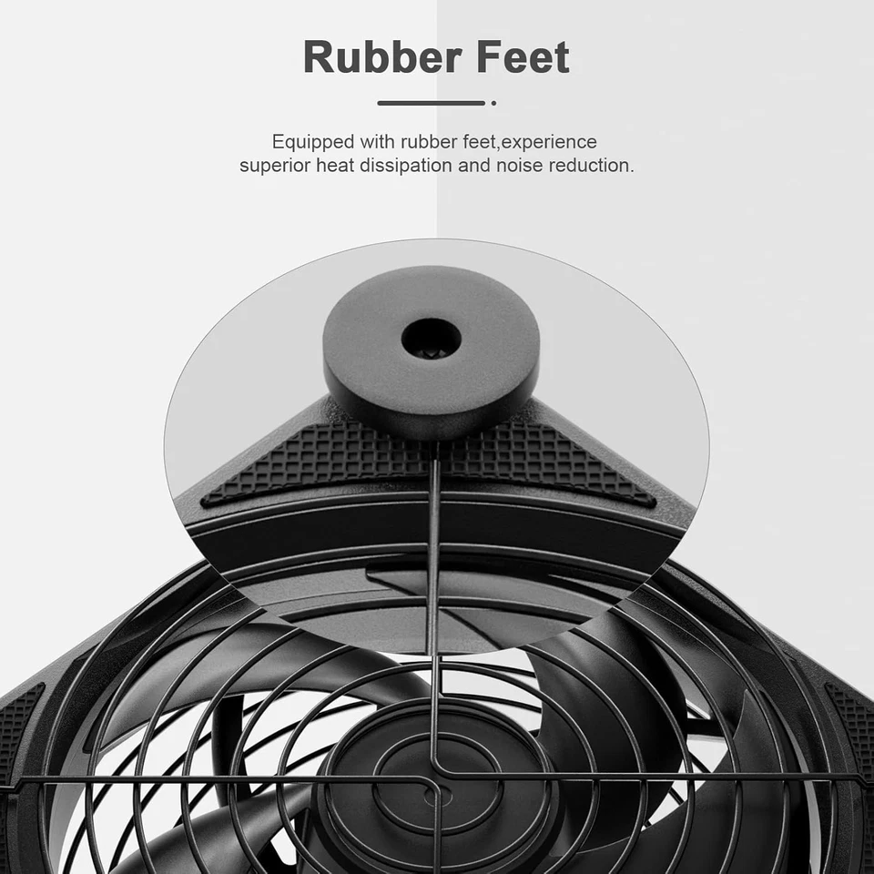 upHere Big Airflow 120mm x 25mm Computer Fan with AC Plug Cabinet U2DC1-1 - Image 4 of 4