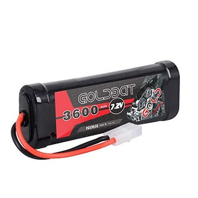 3600mAh 7.2V NiMH RC Battery with Tamiya Connector for Cars and Trucks