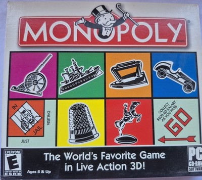 Hasbro Monopoly 2006 PC CD-ROM Game with Encore Jewel Case