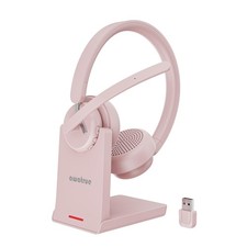 Wireless Headset with Mic for Work, Bluetooth Headphone with AI Noise Cancell...