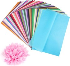 Svalor Transparentpapier, 400 Blatt 40 Farben, Seidenpapier, A4, Bastelpapier