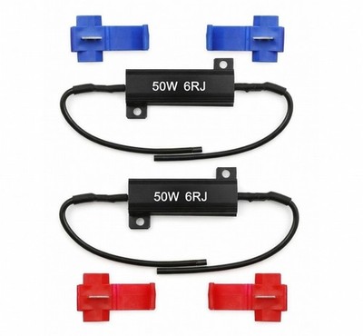 2x Canbus Lastwiderstand 50W 6Ohm Fehlerfrei Widerstand lange Kabel H7 H11