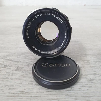 Canon Lens FL 50mm F1.8 Lens - B31 - Image 1 of 4