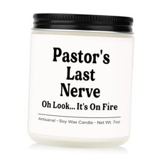 Funny Pastor Appreciation Gifts, Pastor Gifts for Men Women- Handmade Scented