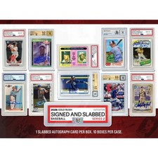 2026 Gold Rush Signed & Slabbed Baseball Box 1 SIGNED AND GRADED CARD