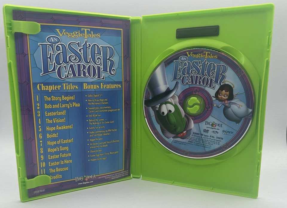 VeggieTales - An Easter Carol DVD Rebecca St. James Big Idea 2007 - Image 3 of 3
