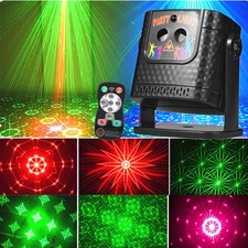 60 Pattern Laser Projector LED Stage Light RGB Disco DJ KTV Show Party Lighting