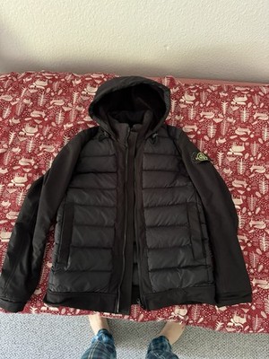 Stone Island schwarze Allrounder Jacke mit Kapuze   Top Zustand
